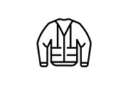 Construction jacket icon