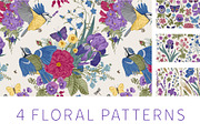 4 Floral Patterns