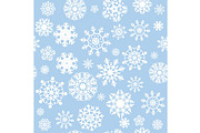 Snowflakes Seamless Background
