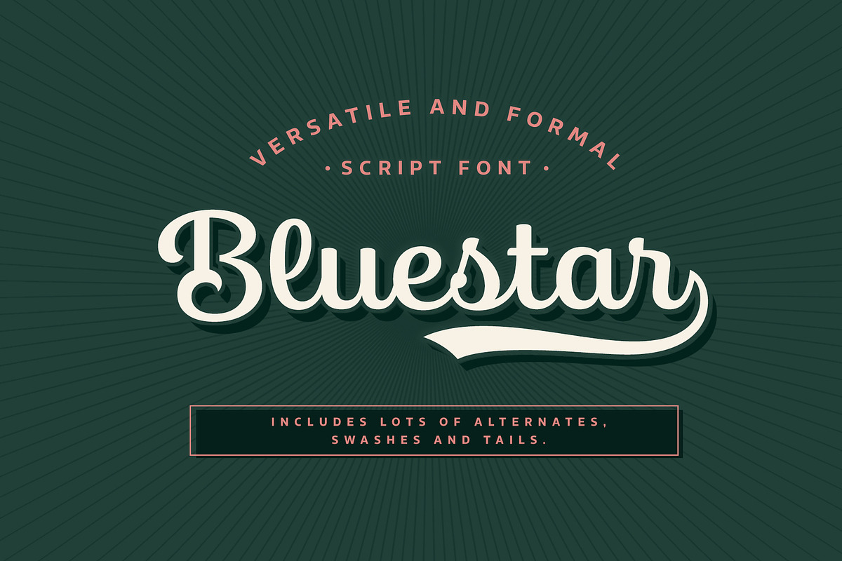 Bluestar in Script Fonts - product preview 8