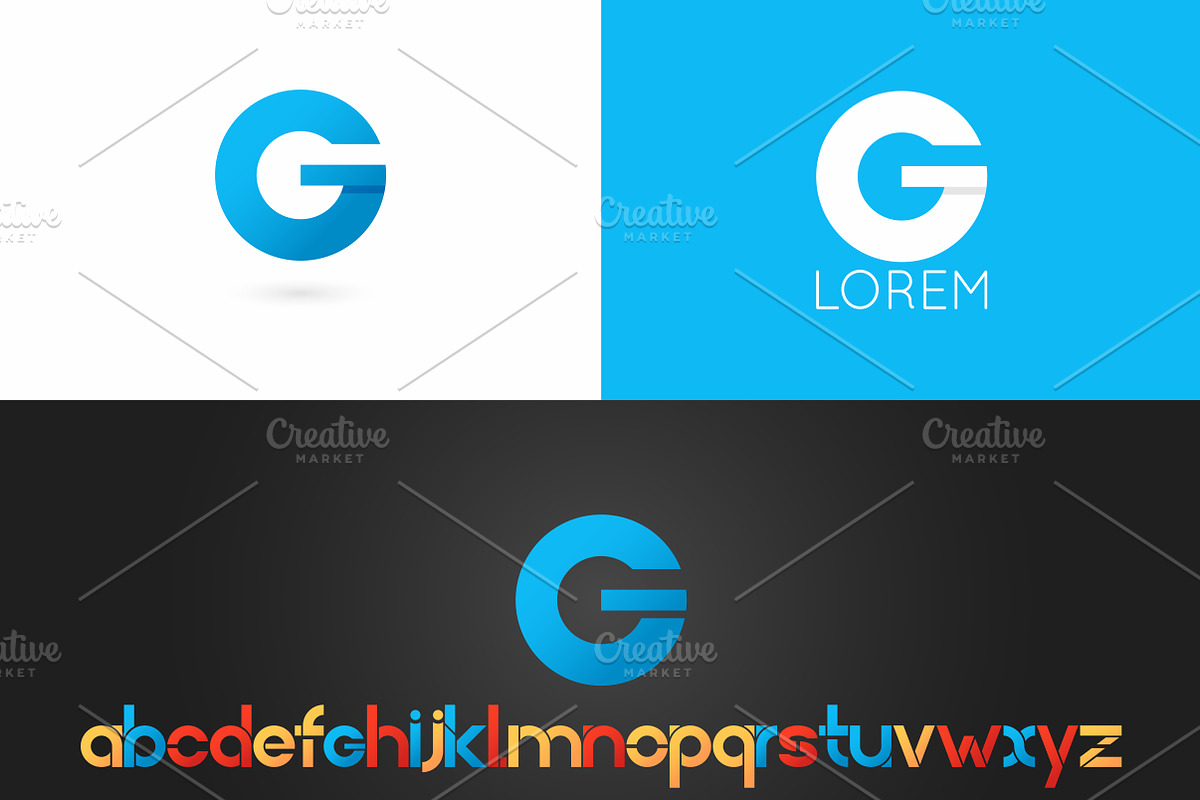 Letter G logo vector icon in Logo Templates - product preview 8