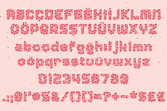 Heart Peace Font in Blackletter Fonts - product preview 7