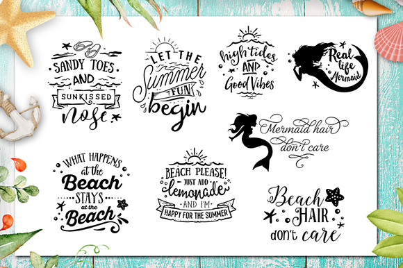 Summer SVG bundle 65 designs in Illustrations - product preview 4