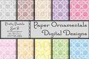Digital Paper, Pretty Pastels Set 2