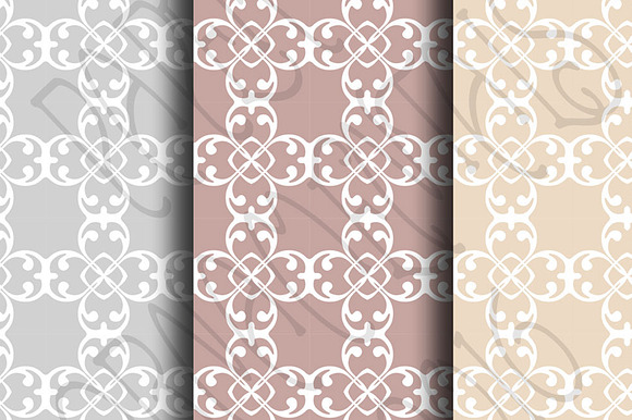 Digital Paper, Pretty Pastels Set 2 in Patterns - product preview 1