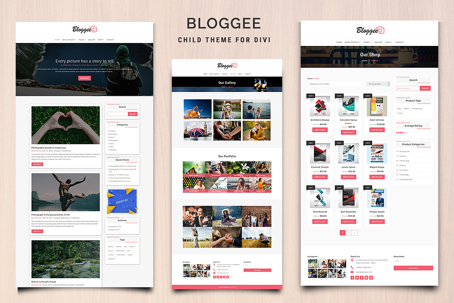Bloggee-Blog Child Theme for Divi in WordPress Blog Themes - product preview 8