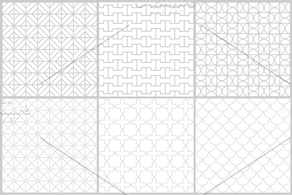 Geometric seamless symmetry patterns in Patterns - product preview 9