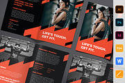Gym Training Brochure Bifold