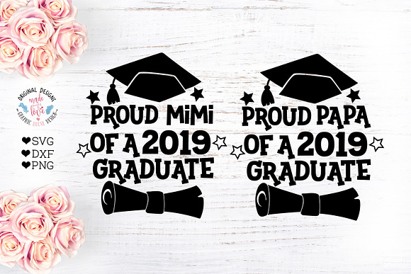 Proud Mimi - Proud Papa Graduation in Illustrations - product preview 1