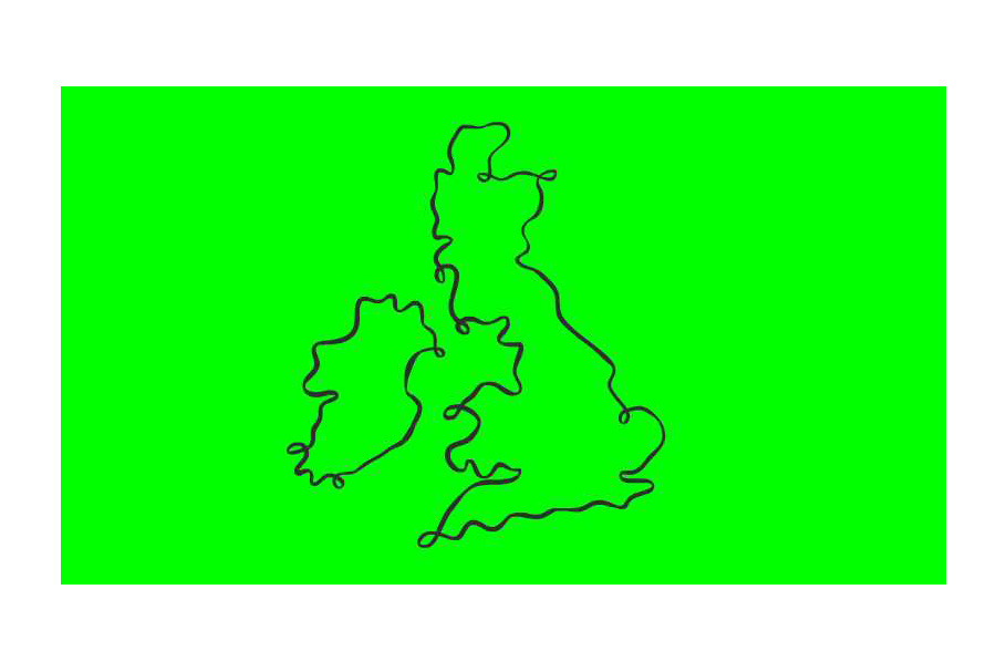 Animation Map of British Isles