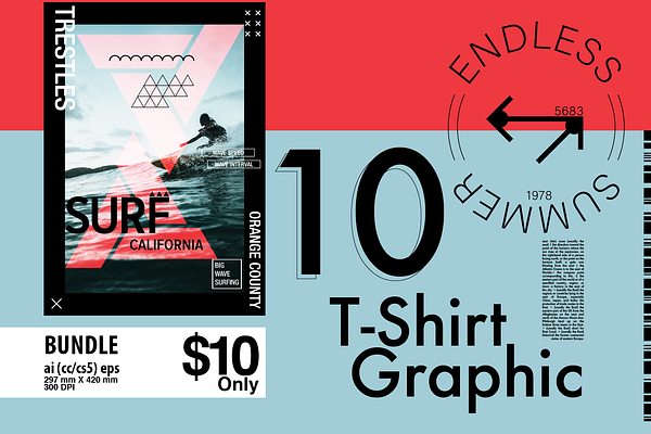 10 Summer Tee's Graphic // T-Shirt