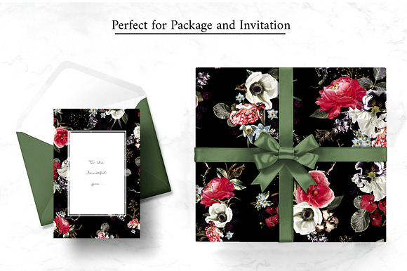Baroque Floral Clip Art in Illustrations - product preview 3