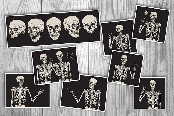 Skeletons in Illustrations - product preview 6