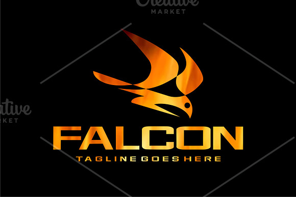 Falcon in Logo Templates - product preview 3