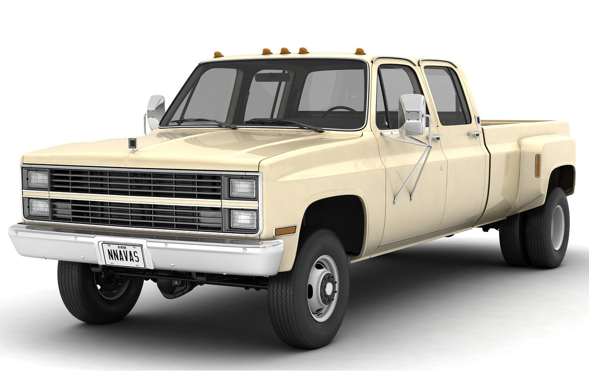 GENERIC 4WD DUALLY PICKUP TRUCK 6 in Vehicles - product preview 8