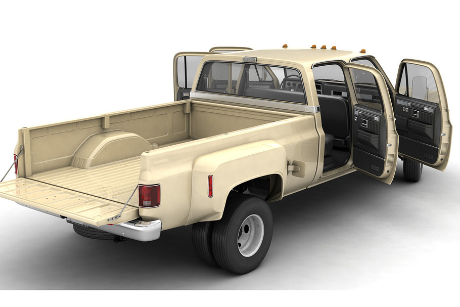 GENERIC 4WD DUALLY PICKUP TRUCK 6 in Vehicles - product preview 2