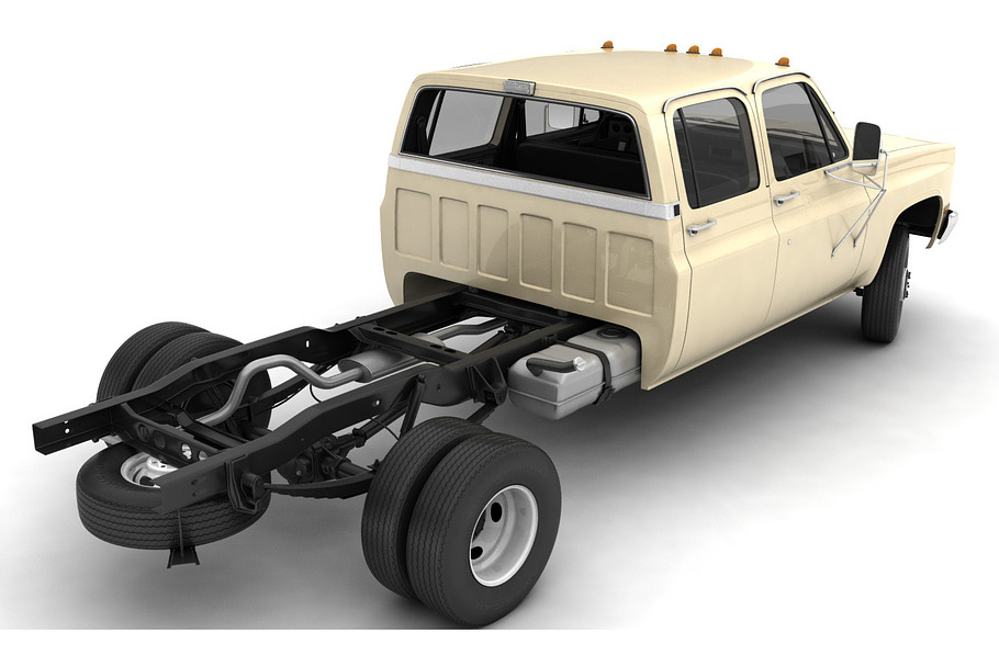GENERIC 4WD DUALLY PICKUP TRUCK 6 in Vehicles - product preview 12