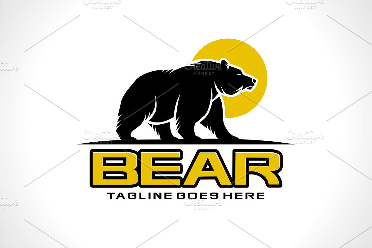 The Bear in Logo Templates - product preview 8