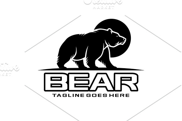 The Bear in Logo Templates - product preview 2