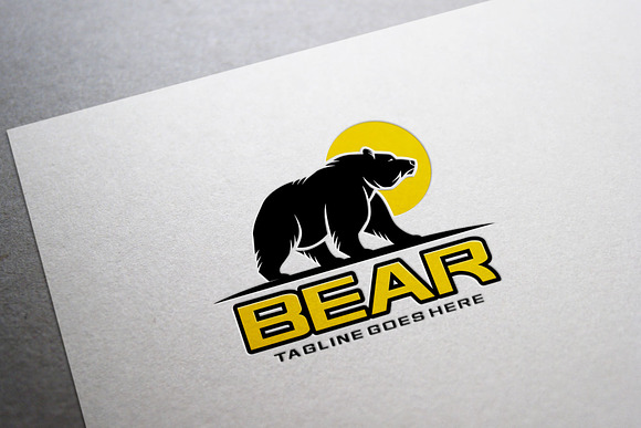 The Bear in Logo Templates - product preview 4