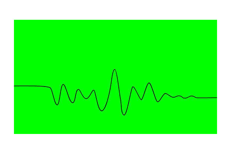 Animation Audio Wave Drawing 2D