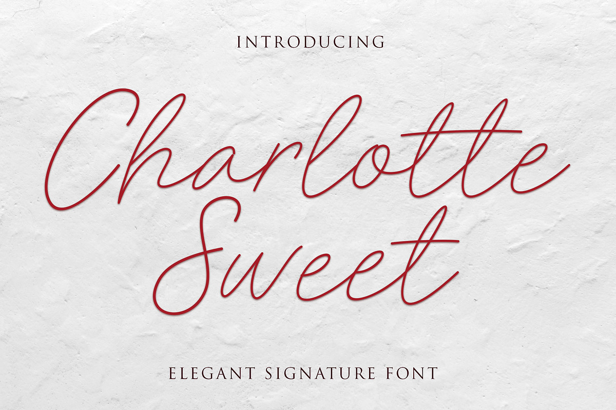 Charlotte Sweet in Twitter Fonts - product preview 8