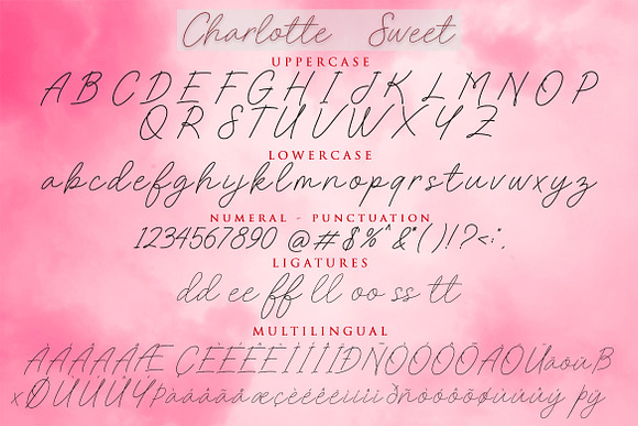 Charlotte Sweet in Twitter Fonts - product preview 7