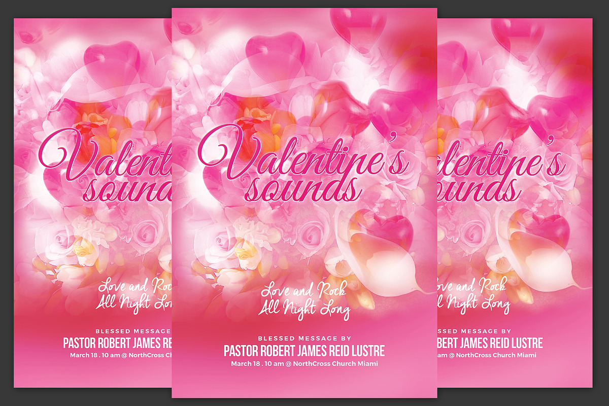 Valentine's Sounds Flyer in Templates - product preview 8
