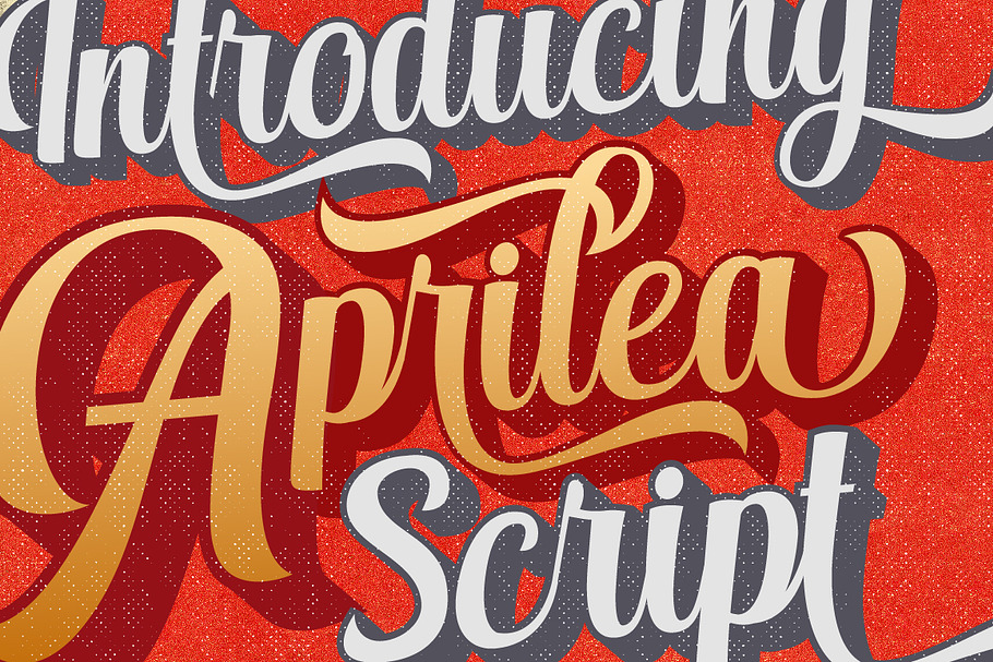 Aprilea Script in Script Fonts - product preview 8