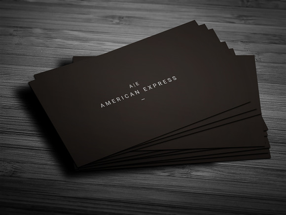 Black & White Business Card in Business Card Templates - product preview 3