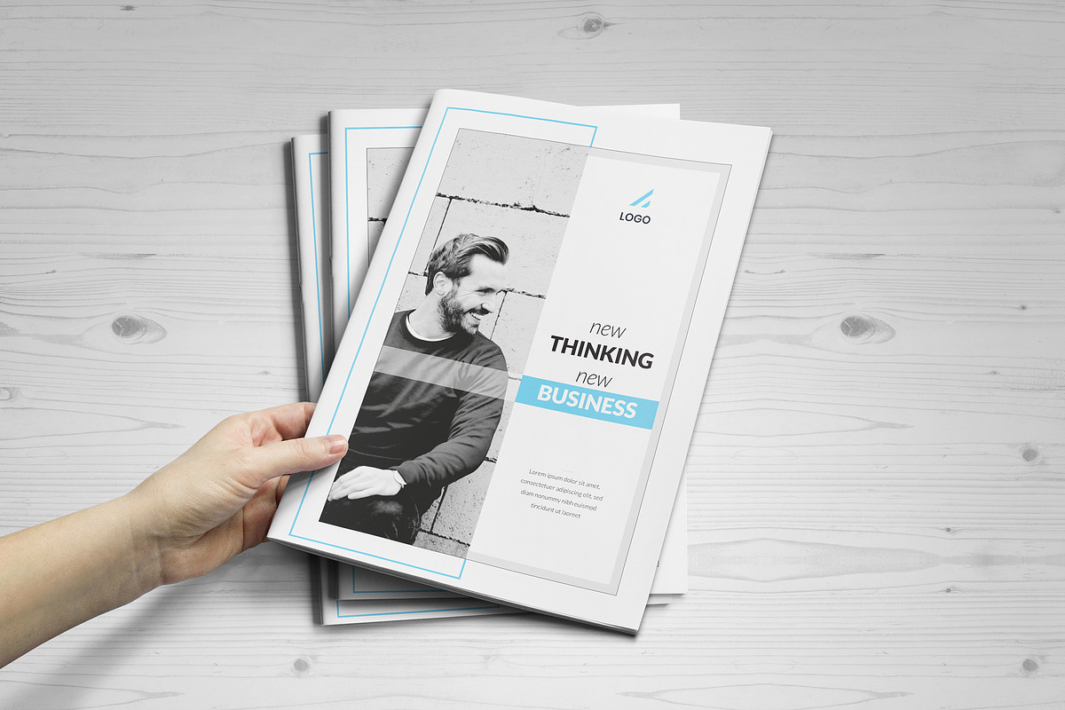 Minimal Business Brochure - 8 Pages in Brochure Templates - product preview 8