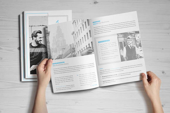 Minimal Business Brochure - 8 Pages in Brochure Templates - product preview 1