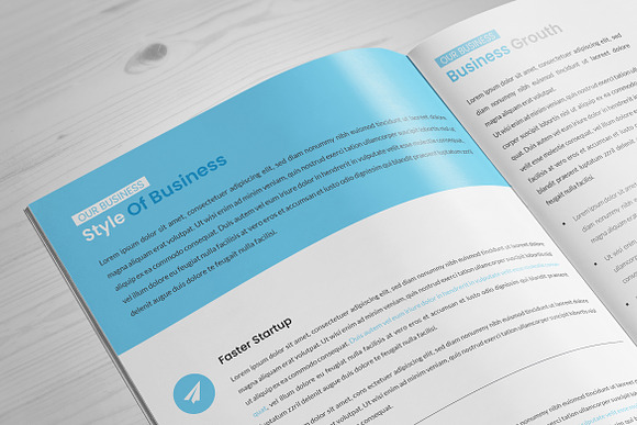 Minimal Business Brochure - 8 Pages in Brochure Templates - product preview 9