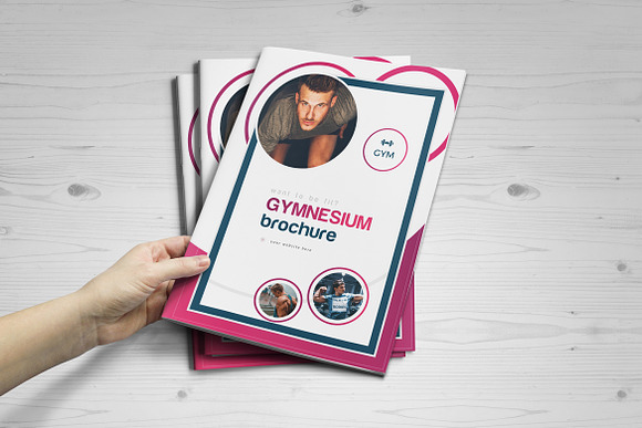 Gymnasium Brochure - 8 Pages in Brochure Templates - product preview 1