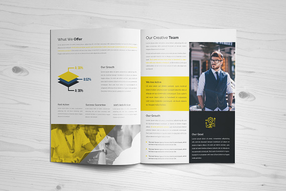 Creative Brochure Design - 8 Pages in Brochure Templates - product preview 6