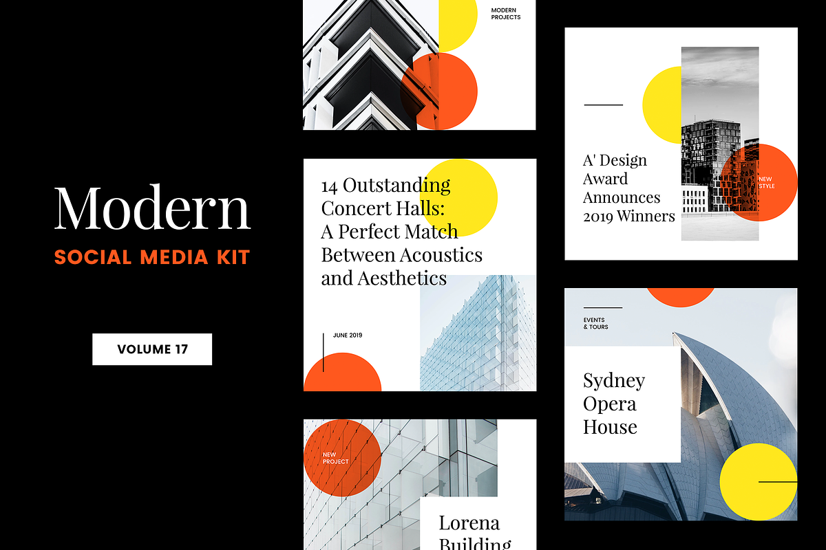 Modern Social Media Kit (Vol. 17) in Instagram Templates - product preview 8