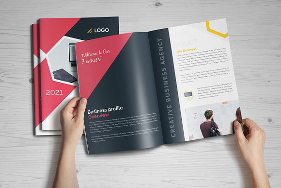 Creative Brochure Design 8 Pages in Brochure Templates - product preview 1
