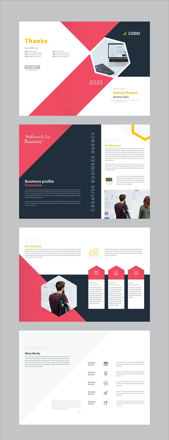 Creative Brochure Design 8 Pages in Brochure Templates - product preview 6