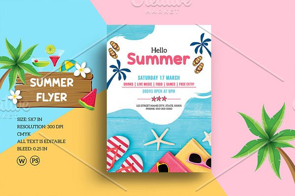 Summer Celebration Flyer -V1030