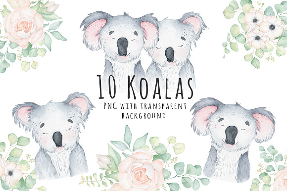 Lovely Koalas and Eucalyptus in Illustrations - product preview 2