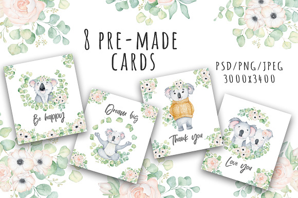 Lovely Koalas and Eucalyptus in Illustrations - product preview 10