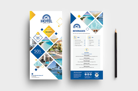 Hotel Flyers in Flyer Templates - product preview 3