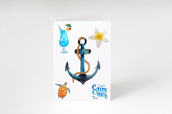 5x7" Greeting card mockup invitation in Print Mockups - product preview 3