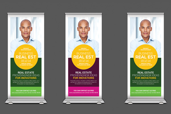 Real Estate Rollup Banner Template