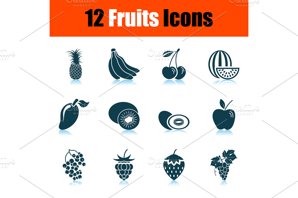Fruits Icon Set in Icons - product preview 8