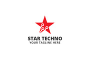 Star Techno Logo Template
