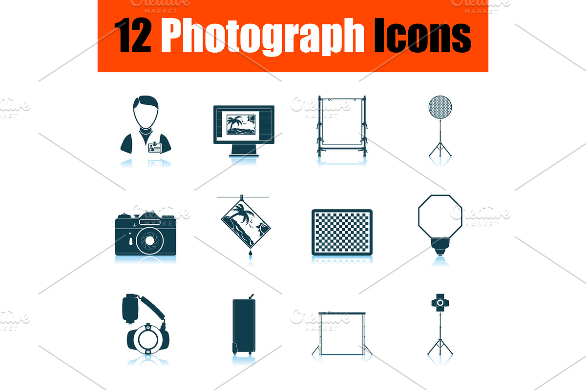 Photograph Icon Set in Icons - product preview 8