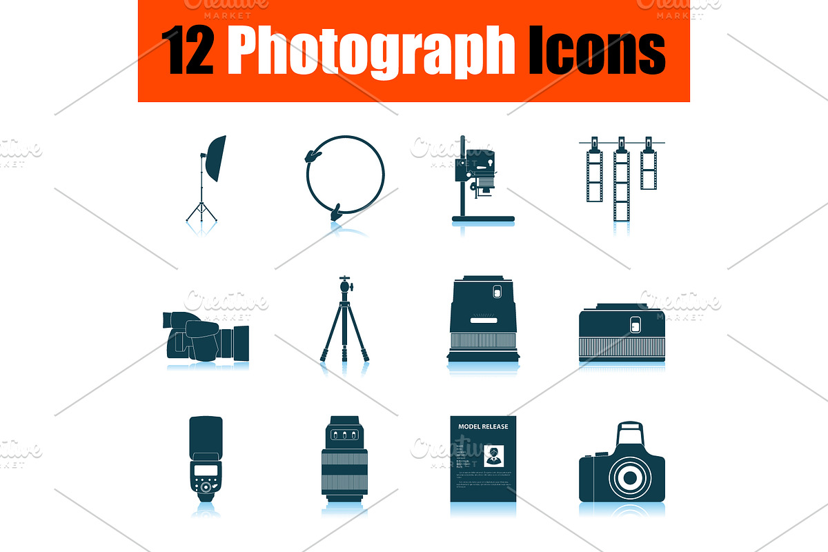 Photograph Icon Set in Icons - product preview 8