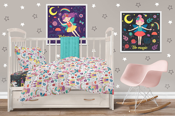 Magic fairies collection in Illustrations - product preview 10