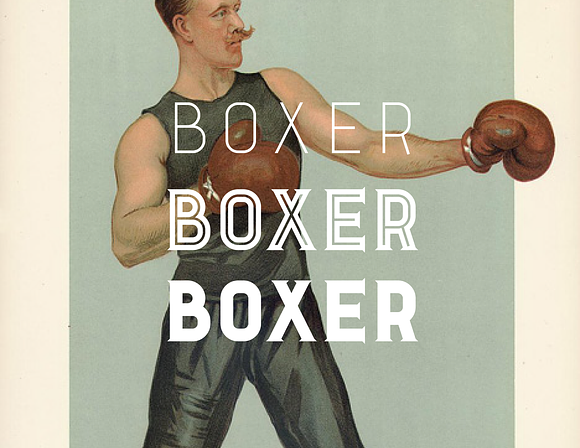 Boxer  Typeface in Display Fonts - product preview 4